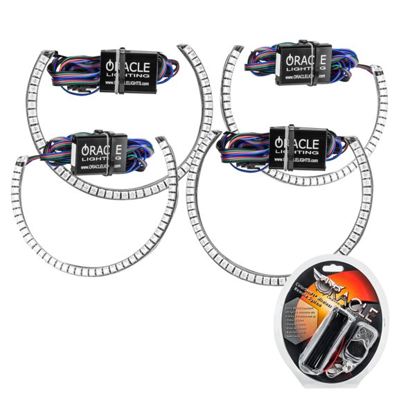 Oracle Dodge Challenger 08-14 LED Waterproof Halo Kit - ColorSHIFT SEE WARRANTY