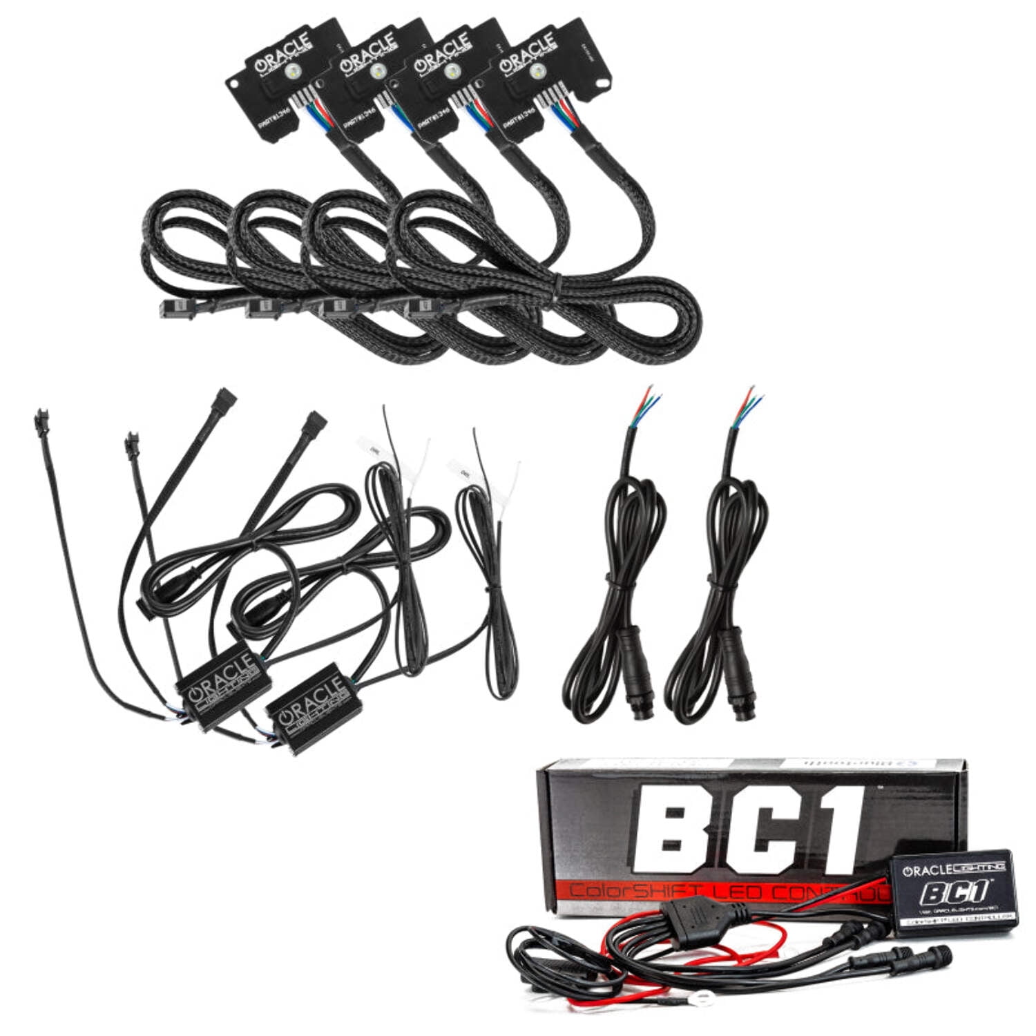 Oracle Jeep Wrangler JL/Gladiator JT RGB+W Headlight DRL Kit - w/ BC1 ...