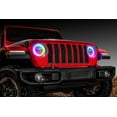 thumbnail image 1 of Oracle Jeep Wrangler JL/JT LED Surface Mount Headlight Halo Kit - ColorSHIFT w/ Simple Controller Fits select: 2018-2019,2021 JEEP WRANGLER UNLIMITED, 1 of 2