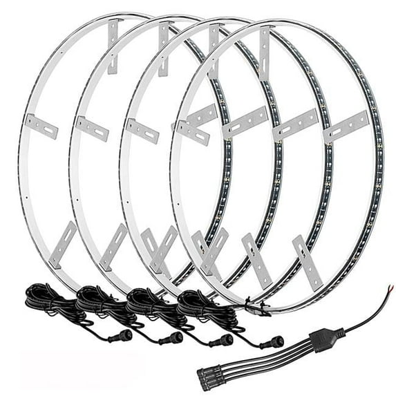 Oracle LED Illuminated Wheel Rings - ColorSHIFT - 15in. - ColorSHIFT No Remote