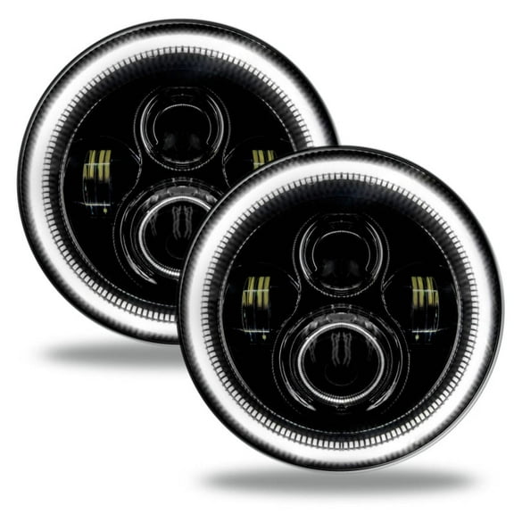 ORACLE Lighting 7" High Powered LED Headlights (Pair) - Black Bezel
