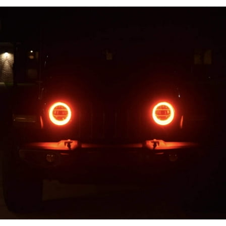ORACLE Lighting 2018-2024 Jeep Wrangler JL LED Headlight Surface Mount Halo Kit