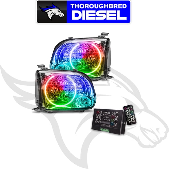Oracle 05-06 Toyota Tundra Pre-Assembled Headlights Colorshift-2.0 CNTLR