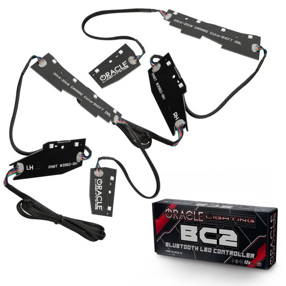 Oracle 16-18 Chevy Camaro RGB+W Headlight DRL Upgrade Kit - ColorSHIFT w/ BC1 Cntrl SEE WARRANTY