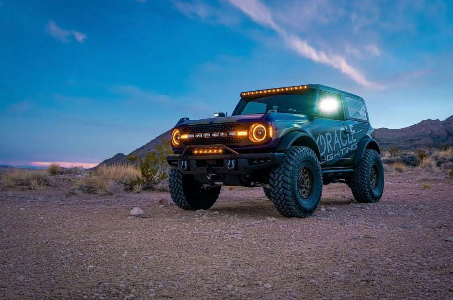 Oracle Lighting 2021-2024 Fits Ford Bronco Oculus BI-LED Projector Headlights Amber 5886-005