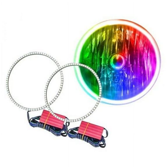 Oracle Lighting 3947-330 Jeep Wrangler TJ 97-06 LED Waterproof Halo Kit - ColorShift