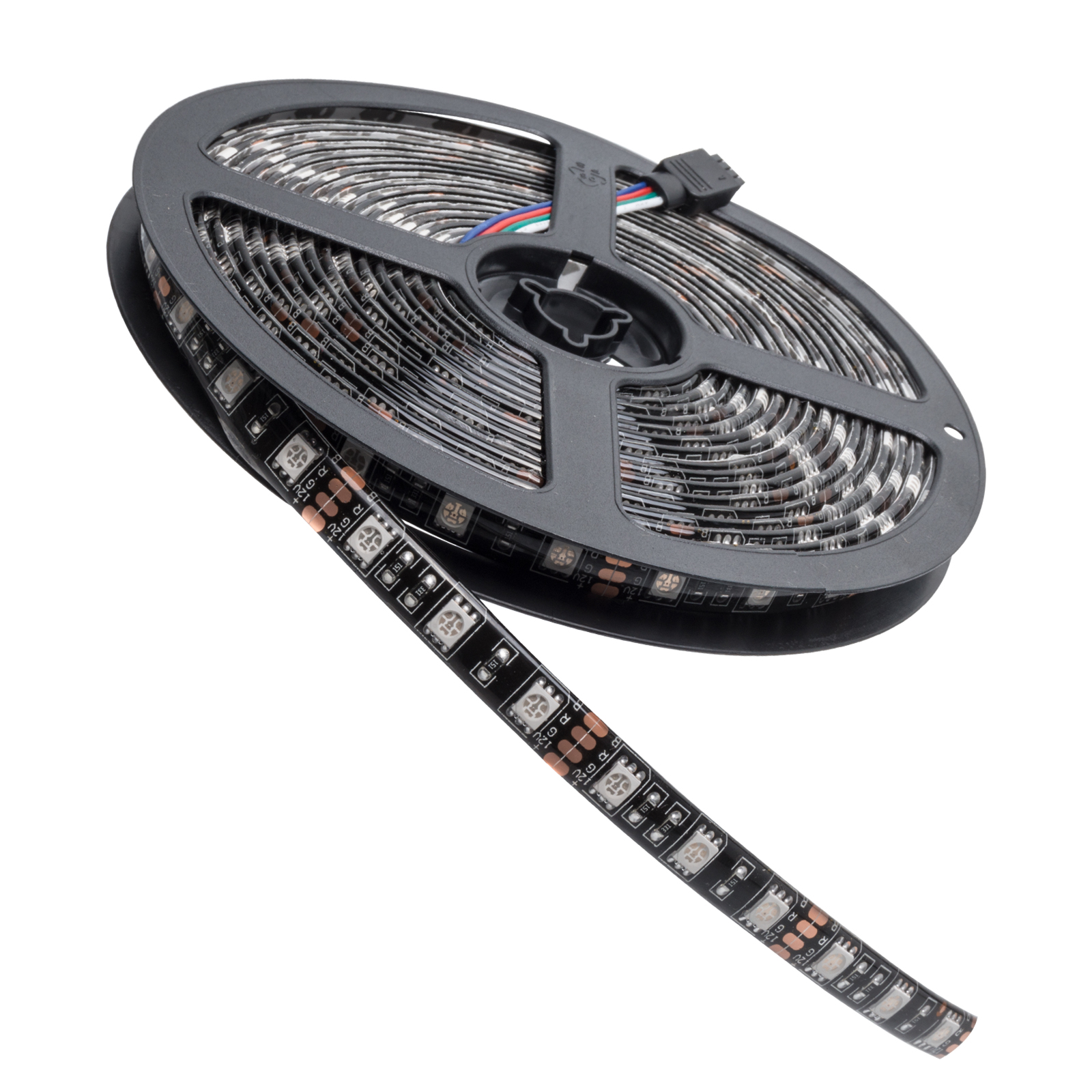 Oracle Lighting Exterior Black Flex Spool RGB ColorSHIFT LED Strip 4223 ...