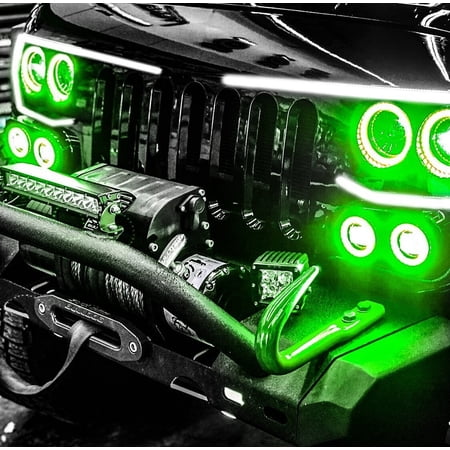 Oracle Lighting Fits Jeep Wrangler JK JL JT Vector Series Grill Led Halo Kit 5835-335