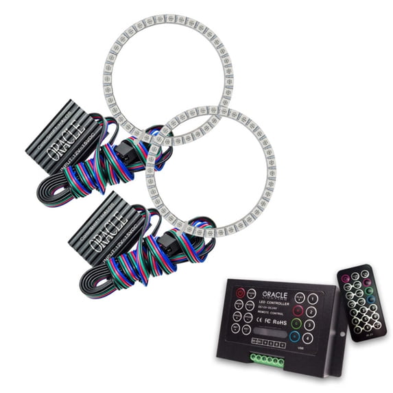 Oracle Lighting ORA2696-333 Explorer Colorshift Headlight LED Halo Kit for 2012
