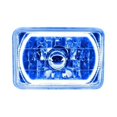 thumbnail image 1 of Oracle Lighting ORL6909-002 Rectangular Chrome Factory Style Headlight with SMD Halo Preinstalled, Blue - 4 x 6 in., 1 of 2