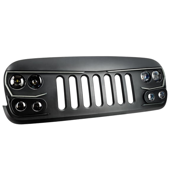 Oracle Lighting Vector Series Full Led Grill For Jeep Wrangler
