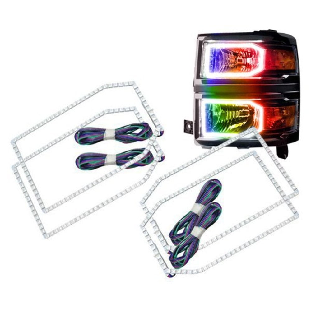 Oracle Lights 2271-335 LED Headlight Halo Kit ColorShift BC1 NEW Fits select: 2014-2015 CHEVROLET SILVERADO