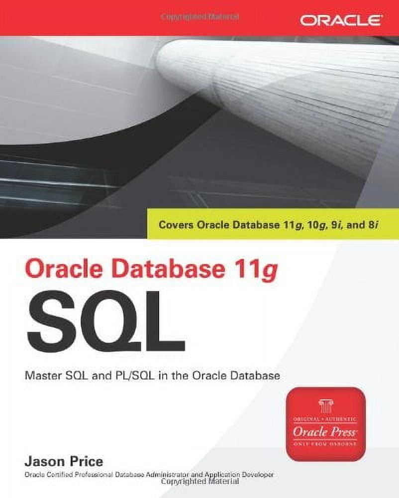 Oracle Press: Oracle Database 11g SQL (Paperback) - Walmart.com
