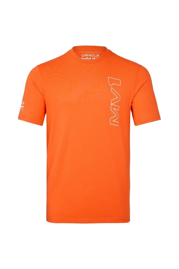 Oracle Red Bull Racing F1 Driver Max Verstappen Unisex Exotic Orange T-Shirt