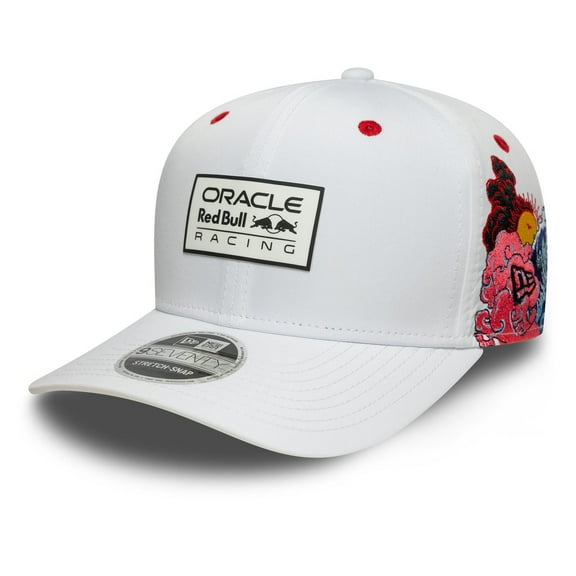 Oracle Red Bull Racing F1 Team New Era Unisex Japan 9Seventy Stretch Snap White Hat 2025