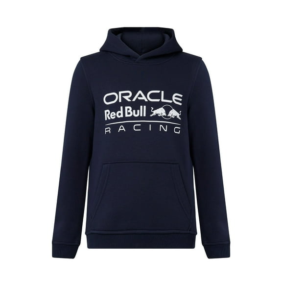 Oracle Red Racing F1 Unisex Core Overhead Flame Scarlet/Grey/Night Sky Blue Hoodie