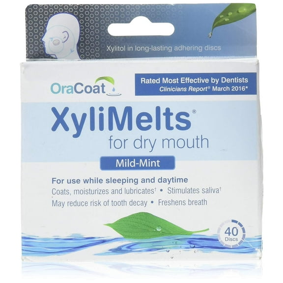 Oracoat - XyliMelts - Dry Mouth - Regular - 40 Count - Mild Mint