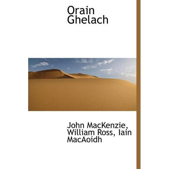 Orain Ghelach (Hardcover)