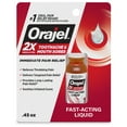 thumbnail image 1 of Orajel 2X Medicated Toothache & Mouth Sores Liquid, 0.45 fl oz, 1 of 9