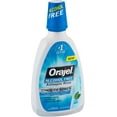 thumbnail image 1 of Orajel Alcohol-Free Antiseptic Mouth Sore Rinse, Fresh Mint 16 oz (Pack of 2), 1 of 4