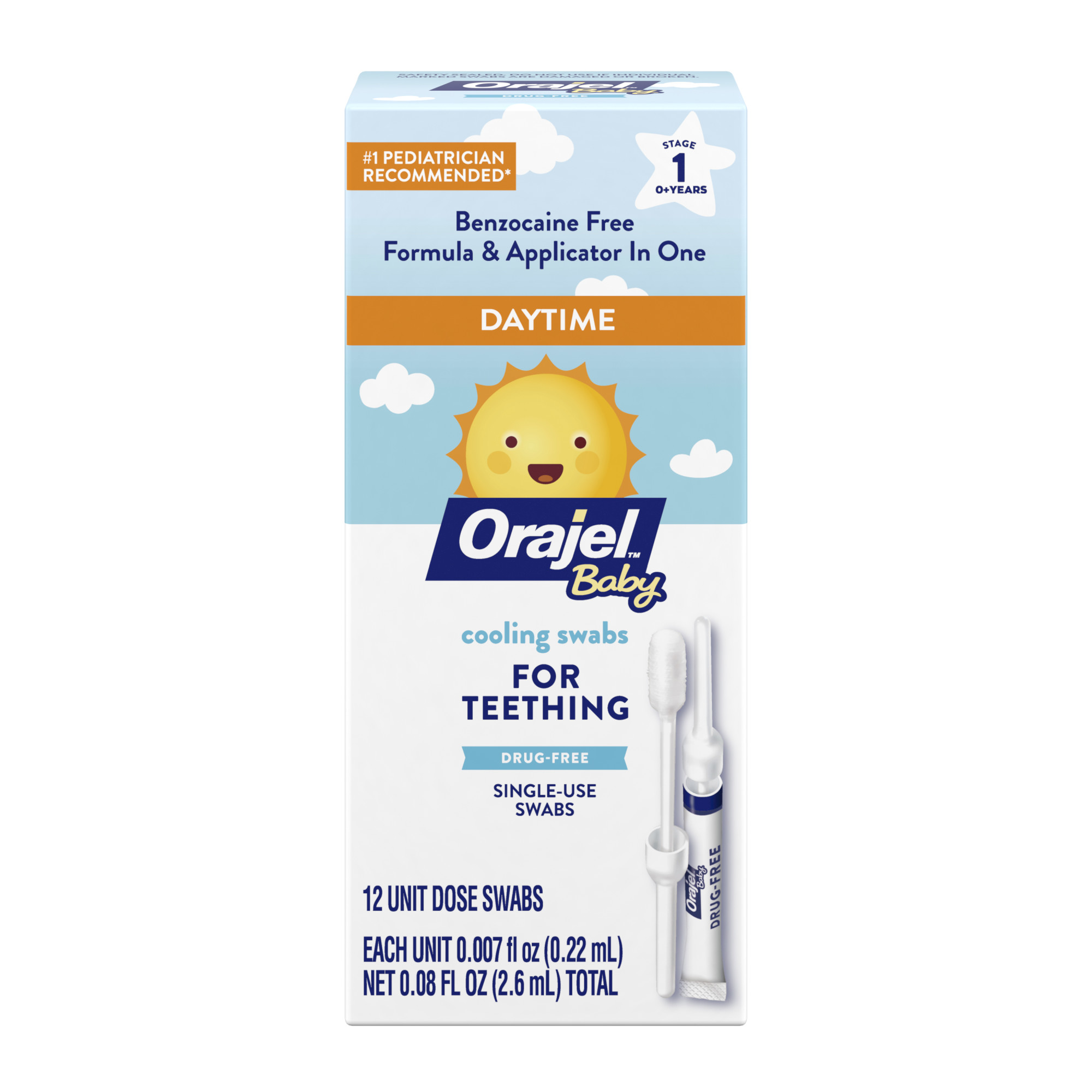 Baby Orajel Naturals Daytime & Nighttime Teething Gel Twin Pack, 2 pc
