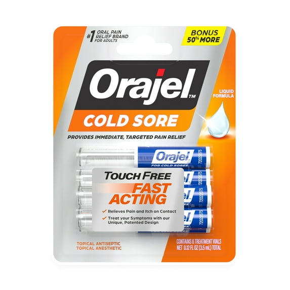 Orajel Cold Sore Treatment – Instant Relief for Cold Sore Pain- From #1 Oral Pain Relief Brand