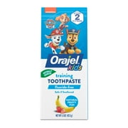 Orajel Kids PAW Patrol Training Toothpaste Fluoride-Free, Natural Fruity Fun Flavor, 1.5 oz