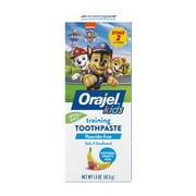 Orajel Kids PAW Patrol Training Toothpaste Fluoride-Free, Natural Fruity Fun Flavor, 1.5 oz