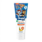 Orajel Kids Paw Patrol Anticavity Fluoride Toothpaste, Natural Fruity Bubble Flavor, 4.2 oz