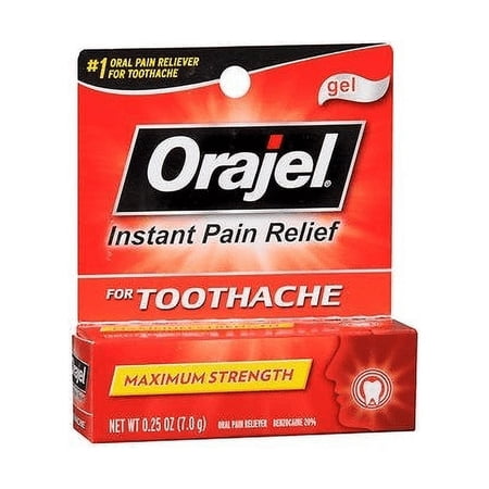 Orajel Maximum Strength  Instant Pain Relief .25 oz,