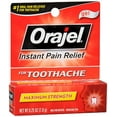 thumbnail image 1 of Orajel Maximum Strength Toothache Instant Pain Relief Gel, 0.25 oz, 1 of 5
