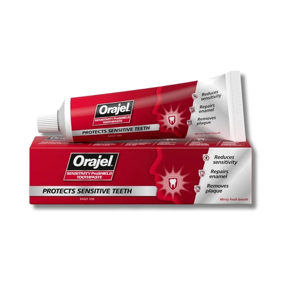 Orajel Sensitivity Pain Relief Whitening Toothpaste, 75ml