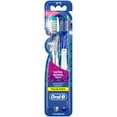 OralB 3D White Radiant Whitening Manual Toothbrushes, Soft Bristles, 2
