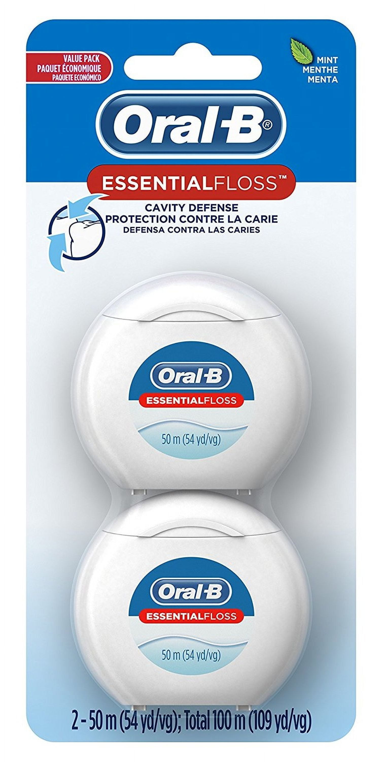 Oral-B 54 Yards Floss Mint Twin Pack (6 Pack)