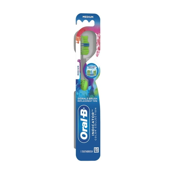 Oral-B Advance Clean Manual Toothbrush, Medium (Color May Vary) (Pack of 2)