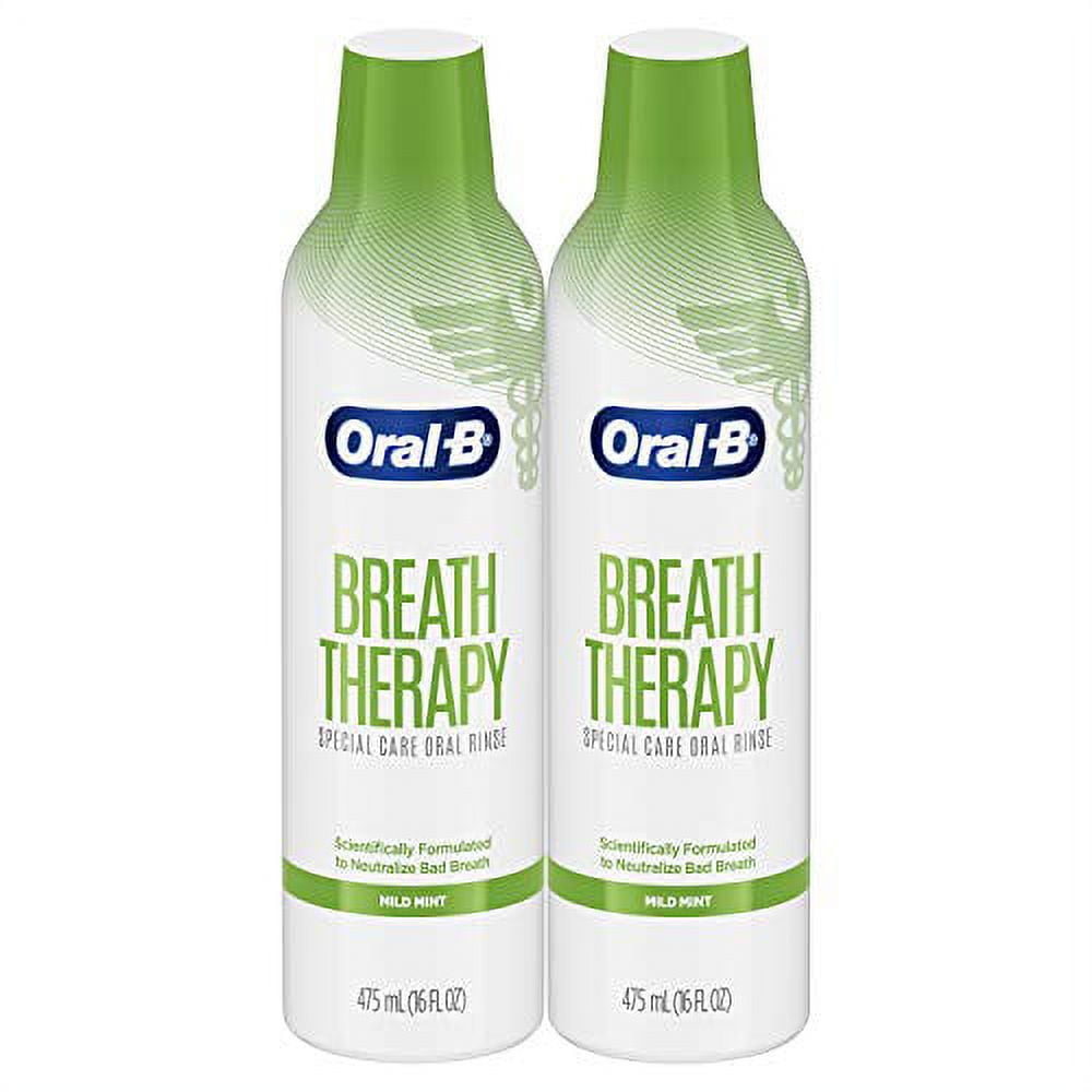 OralB Breath Therapy Mouthwash Special Care Oral Rinse, 16 Fl Oz, Pack