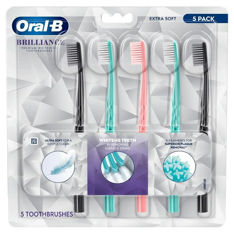 Oral-B Brilliance Whitening Toothbrush with X Filaments Extra Soft