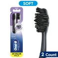 thumbnail image 1 of Oral-B Advanced Whitening Charcoal Toothbrushes, Soft, 2 Count, 1 of 9