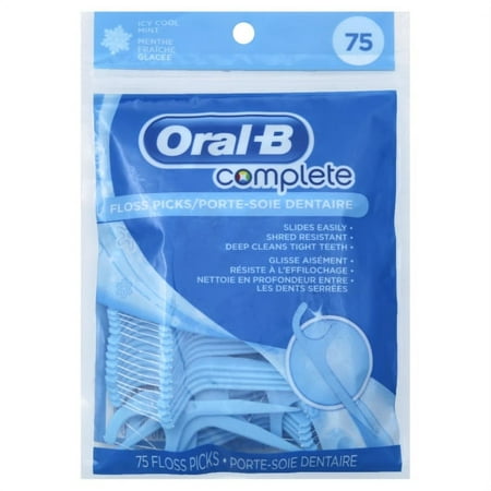 Oral-B Compl Floss Pks Icy Mnt