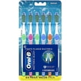 thumbnail image 1 of Oral-B Complete Deep Clean Toothbrush, Medium, 6 Count, 1 of 6
