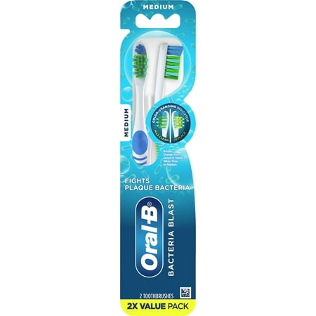 Oral-B Complete Deep Clean Toothbrushes, Medium, 2 Count