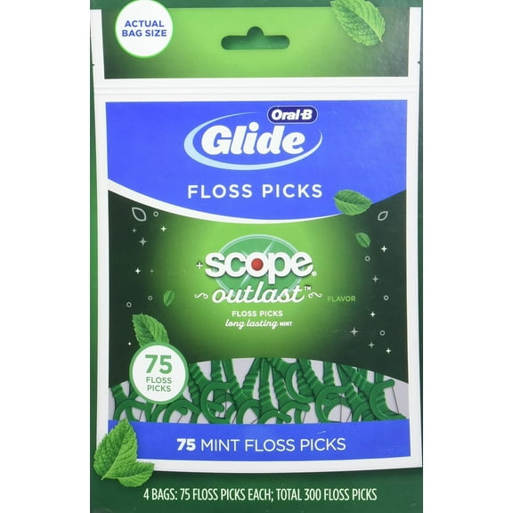Oral B Complete Glide Floss Pick (300 Count), 300 Count