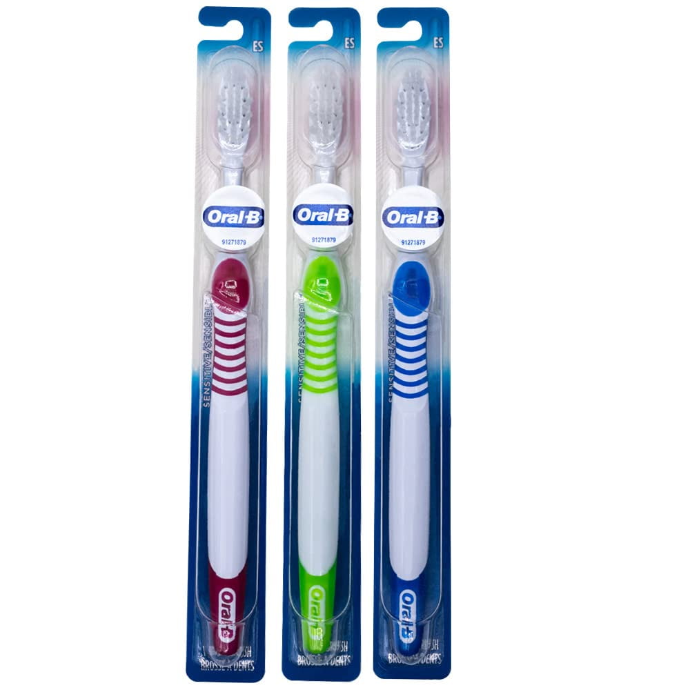 Oral-B Complete Sensitive Extra-Soft Toothbrush, 35 - Assorted Colors ...