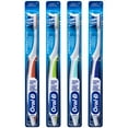 thumbnail image 1 of Oral-B CrossAction Compact Toothbrush, 23 Soft (Colors Vary) - Pack of 4, 1 of 9