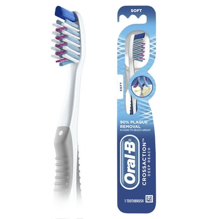 Oral-B CrossAction Deep Reach Manual Toothbrush, Soft, 1 Ct