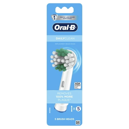 Oral-B Daily Clean Brush Heads, 5 Count