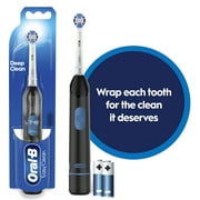 Oral-B Easy Clean Compact Head Battery Powered Electric Toothbrush, Black, for Adults and Children 3+