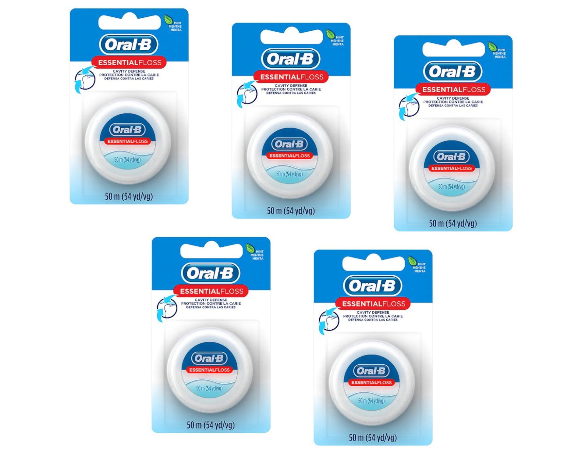 OralB Essential Cavity Defense Dental Floss Coating Shred Resistant 5