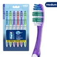 thumbnail image 1 of Oral-B Toothbrush Pack, Essential Clean Manual Toothbrushes, Medium Bristles, 6 Count, 1 of 11
