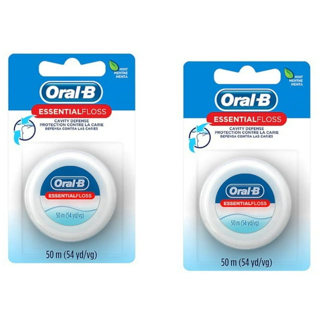 Oral B Essentialfloss Mint 50 M Pack Of 2